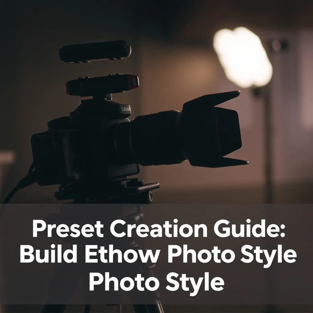 Preset Creation Guide: Build Your Own Photo Style